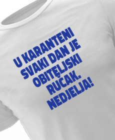 u karanteni svaki dan je obiteljski ručak. nedjelja!