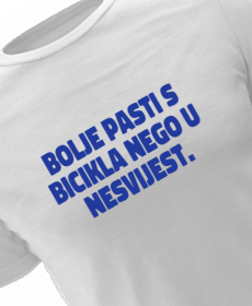bolje pasti s bicikla nego u nesvijest.